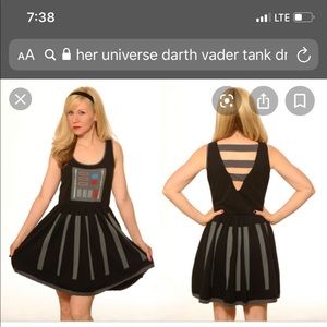 Lot of 2 Star Wars Her Universe Vader Fett Dress